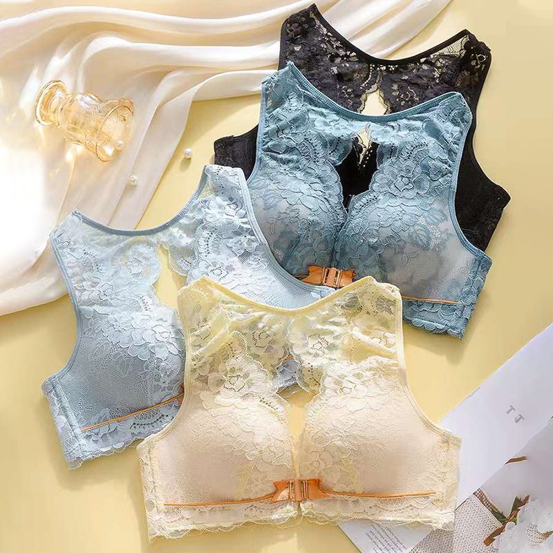 Cotton Bra Everyday - 34-42BC Thin Cup Women's Bra Set