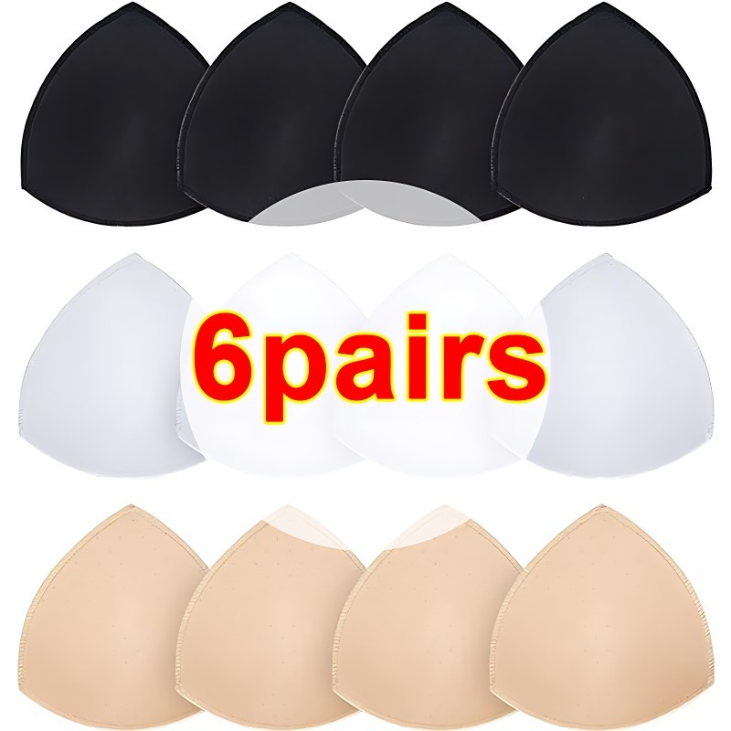 Push Up Bra Silicone - Bra Pad Ventilation Triangle Cups Chest