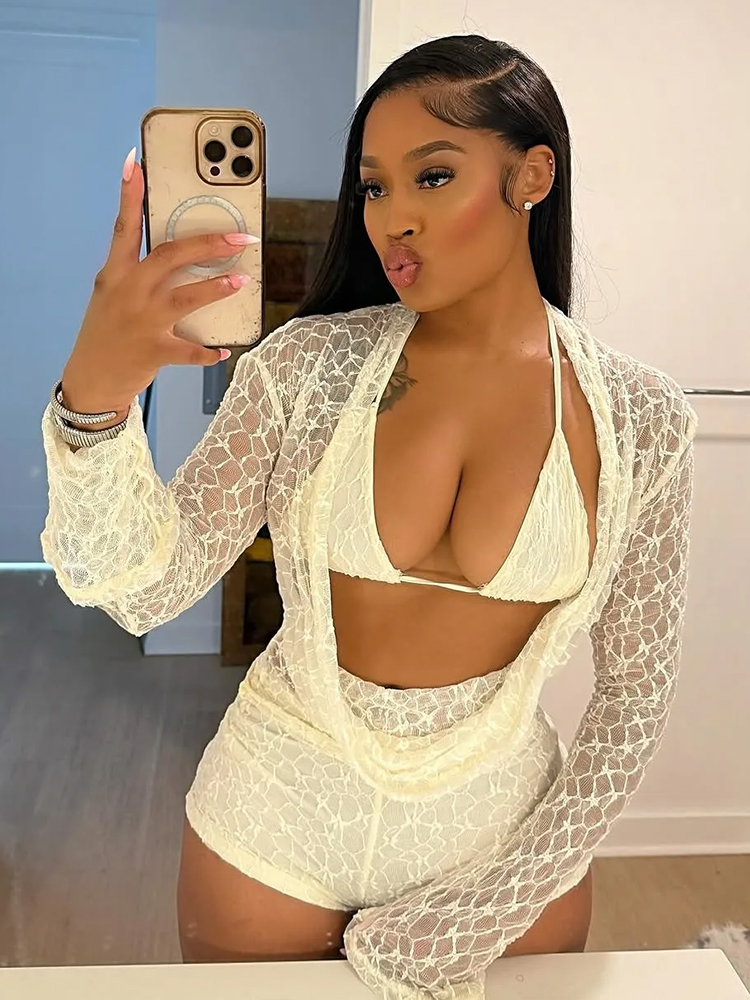 Weird Puss Sexy See Through 3  - Lace Bralette Set incelemesi ve fiyatı