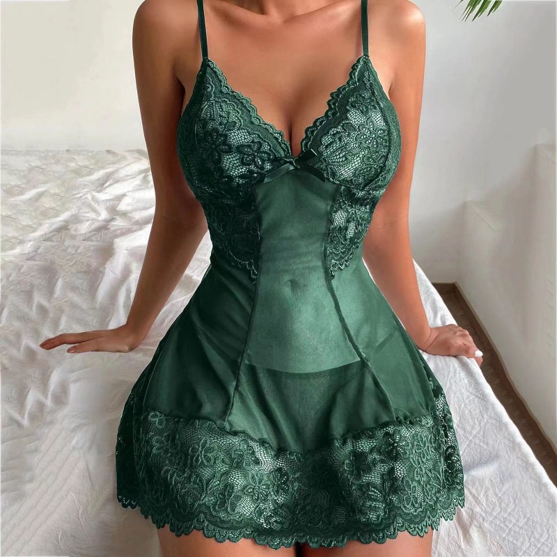 Sensual Lace & Tulle Sleepwear - Lace Bralette Set incelemesi ve fiyatı