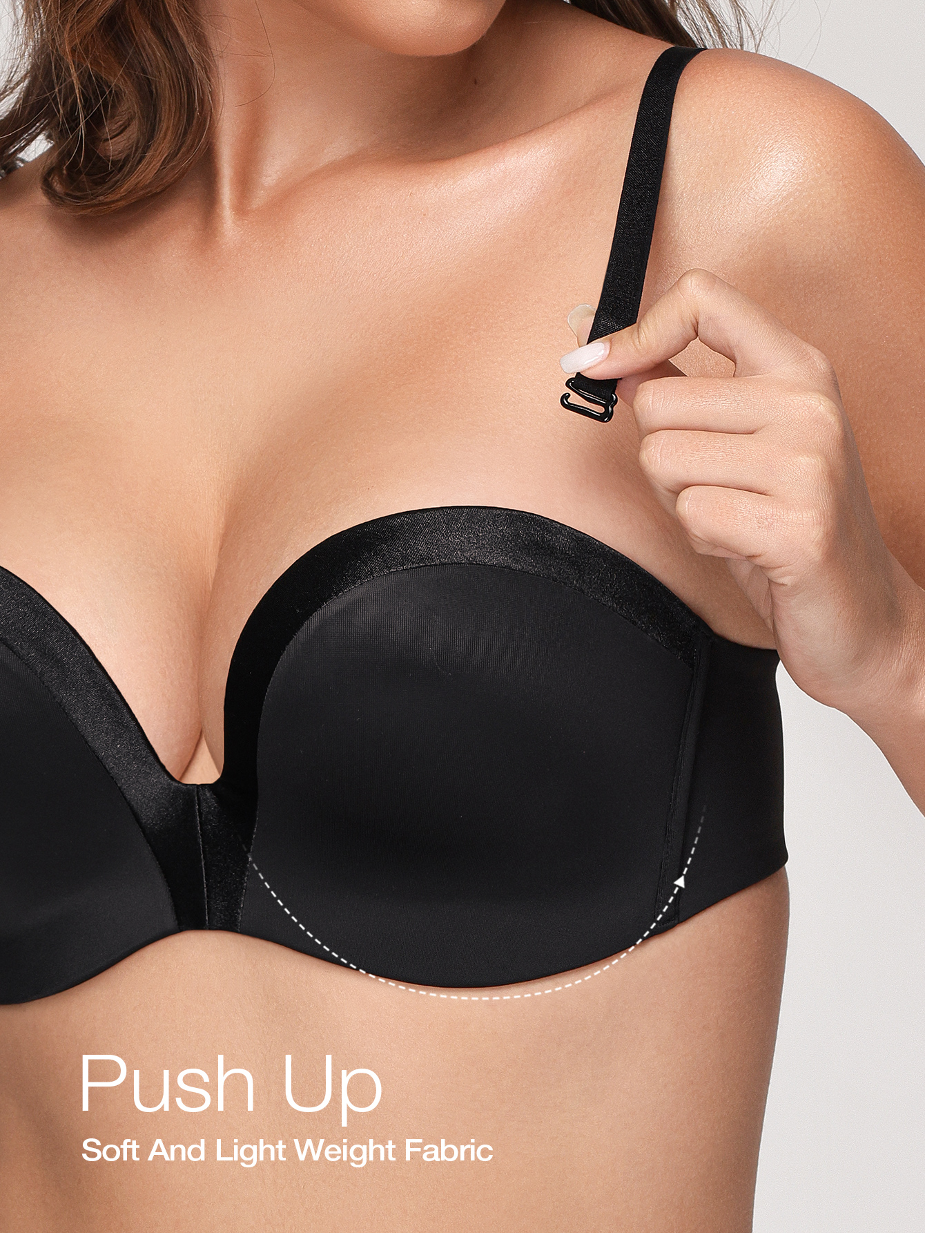Wingslove Women Strapless Push - Convertible Bra Multiway incelemesi ve fiyatı