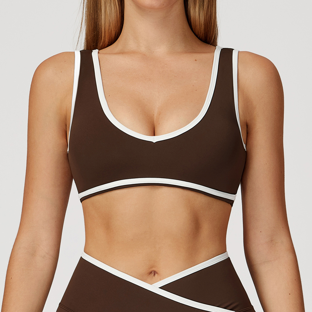 V-Neck Sports Bra Women Top Pu - Plunge Bra Push Up incelemesi ve fiyatı