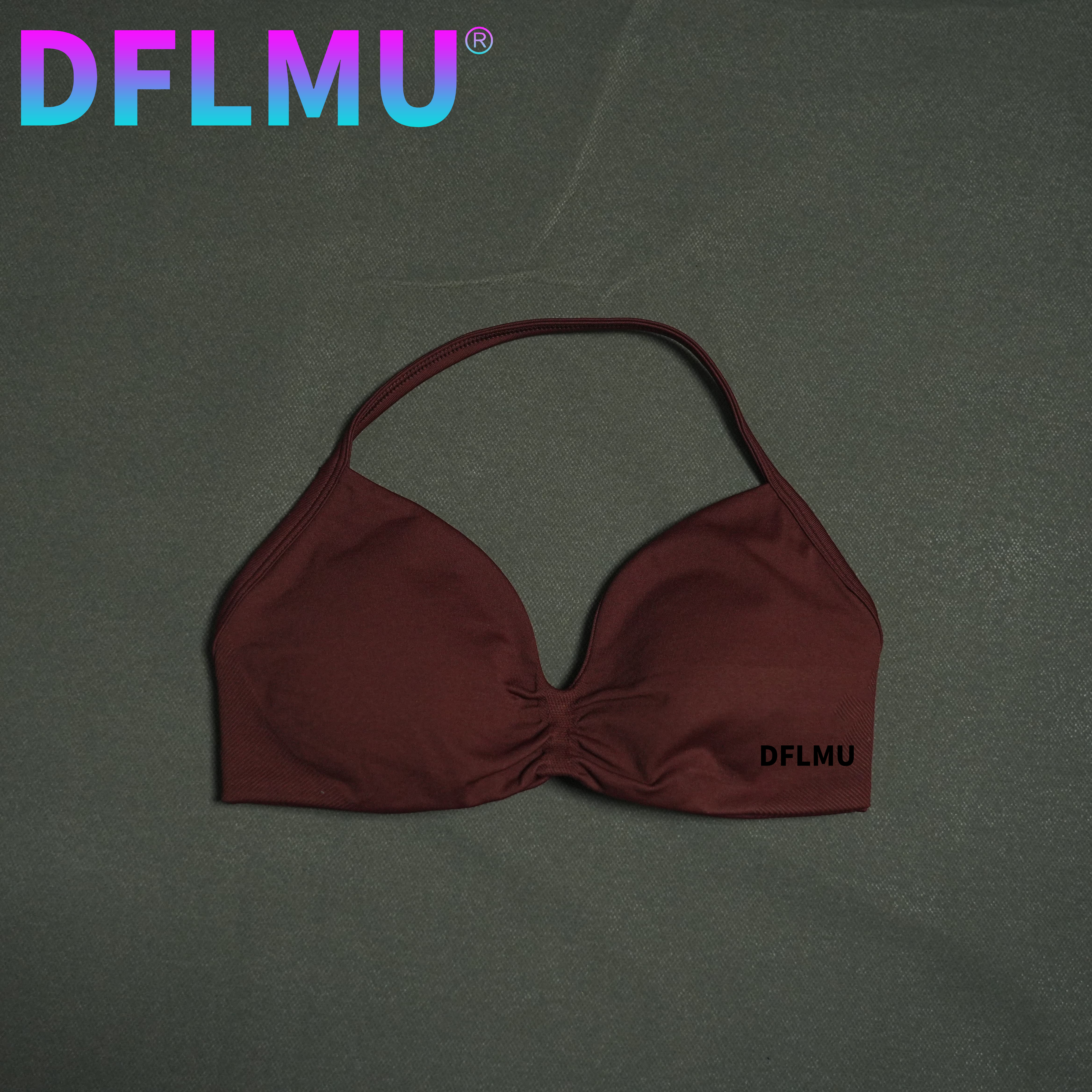 DFLMU Women Halter Sports Bra  - Plunge Bra Push Up incelemesi ve fiyatı