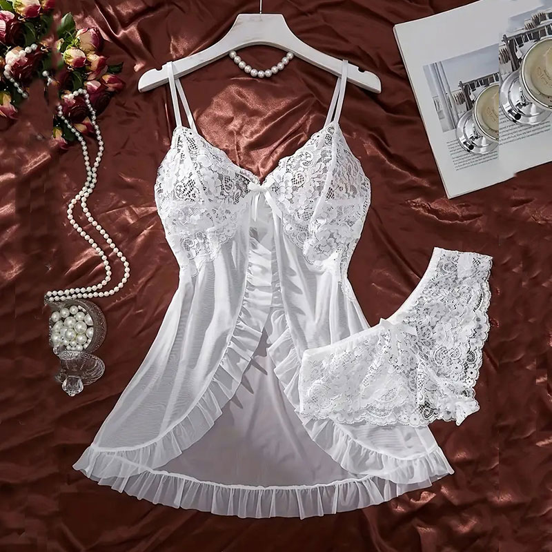 Soft Sheer Nighty Pajamas Hots - Sheer Mesh Bra incelemesi ve fiyatı