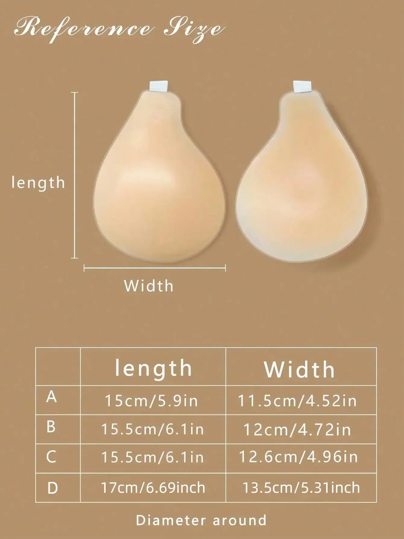 1pc Invisible Backless Straple - Push Up Bra Silicone incelemesi ve fiyatı