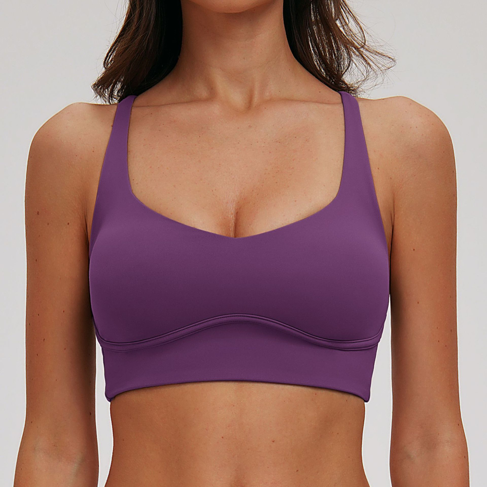 Sexy V-neck Sports Bra Yoga Un - Sports Bra Racerback incelemesi ve fiyatı
