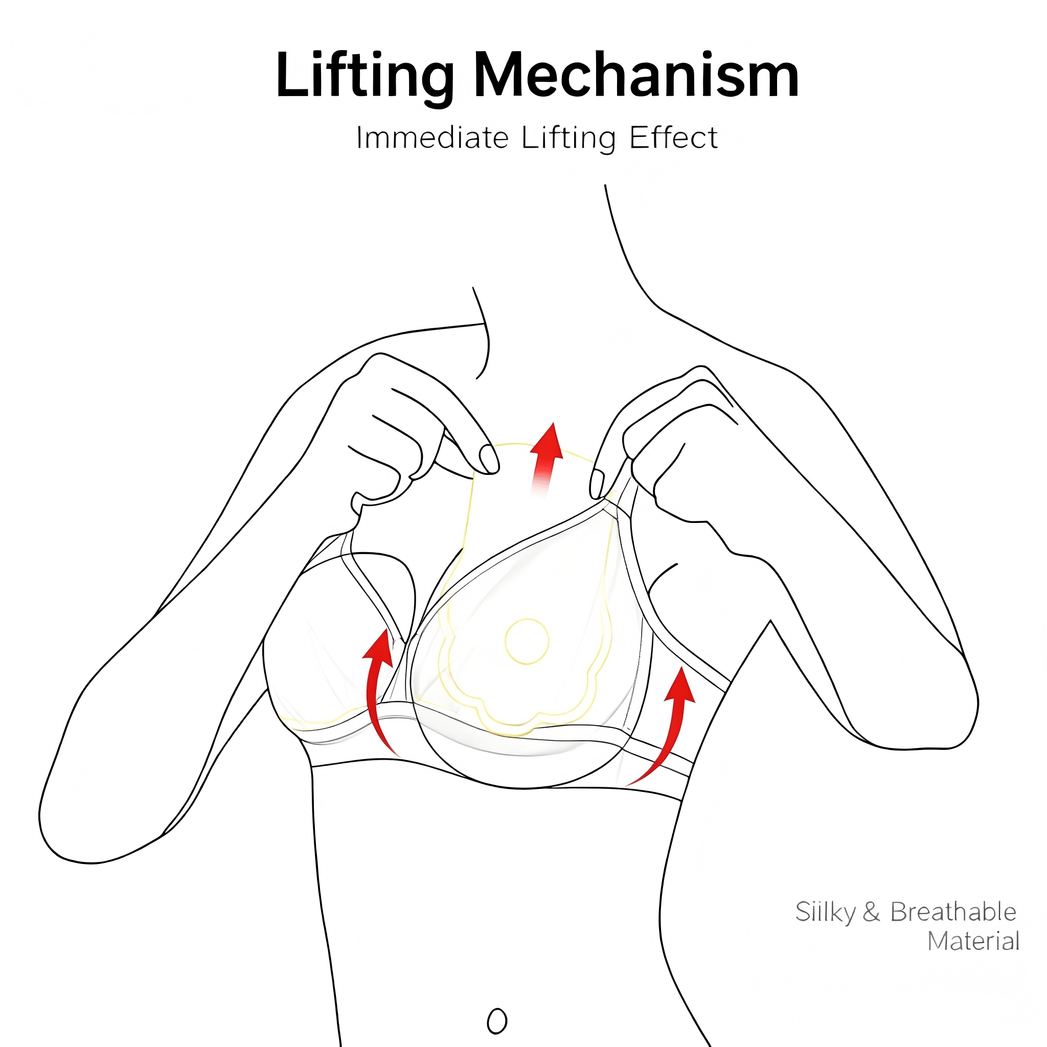 6.5cm Invisible Silicone Breas - Push Up Bra Silicone incelemesi ve fiyatı